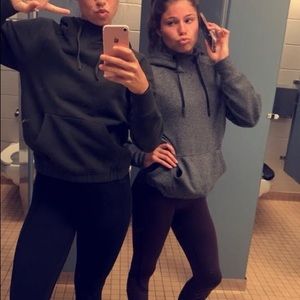 Lulu lemon green cropped sweatshirt